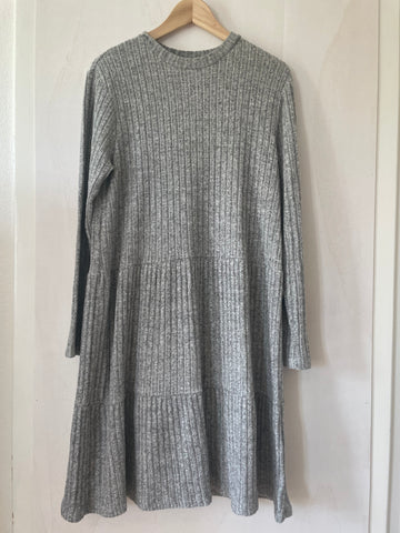 Yessica (226) - graues Kleid, Gr. L