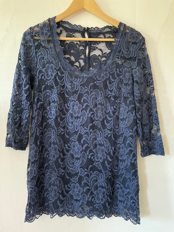 mamalicious (228) - dunkelblaues Oberteil, Gr. M