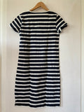 mamalicious (230) - schwarz/weiss gestreiftes Kleid, Gr. M
