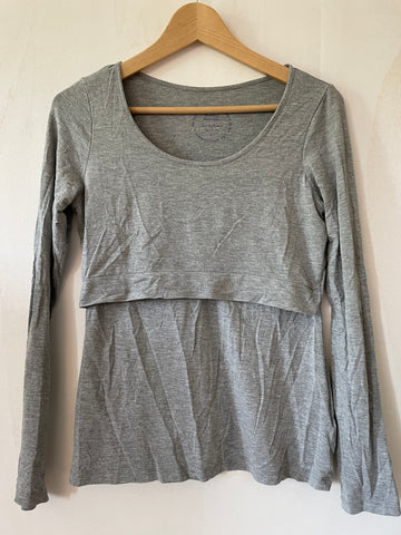 Seraphine (231) - graues Stilloberteil, Gr. S