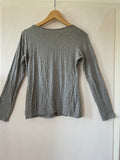 Seraphine (231) - graues Stilloberteil, Gr. S