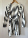 Séraphine (231) - weiss/blau gestreiftes Kleid, Gr. 34