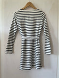 Séraphine (231) - weiss/blau gestreiftes Kleid, Gr. 34