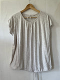 Séraphine (231) - naturmeliertes Stilloberteil mit Hose 2er-Set, Gr. S