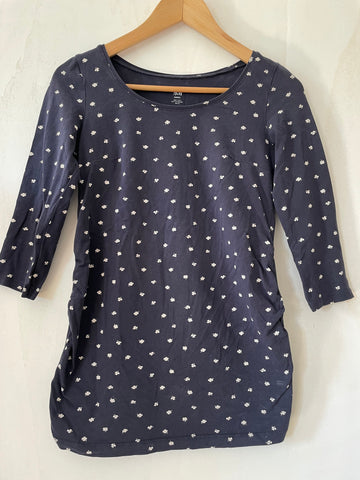 H&M mama (232) - dunkelblaues Oberteil, Gr. S