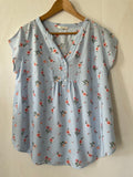 H&M mama (232) - hellblaue Bluse, Gr. L