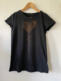 SUPERMOM (227) - schwarzes Shirt, Gr. M