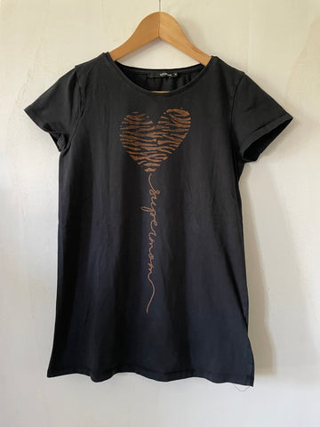 SUPERMOM (227) - schwarzes Shirt, Gr. M