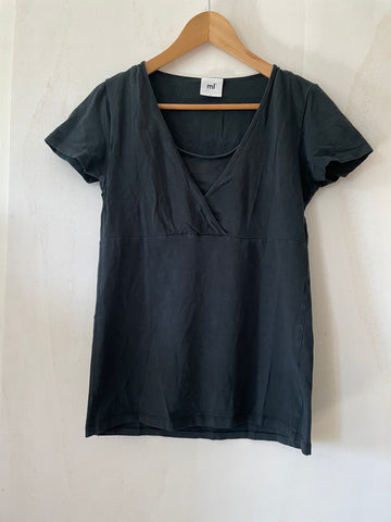 mama licious (233) - schwarzes Still-Shirt, Gr. L