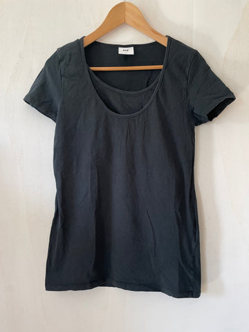 mama licious (233) - schwarzes Still-Shirt, Gr. M