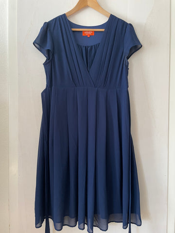 Amara (233) - dunkelblaues Kleid, Gr. M