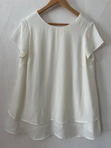 H&M mama (233) - weisse Bluse, Gr. M