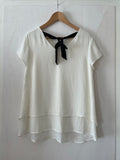 H&M mama (233) - weisse Bluse, Gr. M