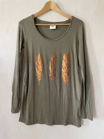 mama licious (235) - grünes Oberteil, Gr. S