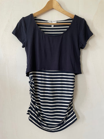 Envie de Fraise (235) - dunkelblaues Still-Shirt, Gr. 40/42