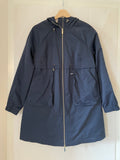 H&M mama (236) - dunkelblauer Parka, Gr. XS
