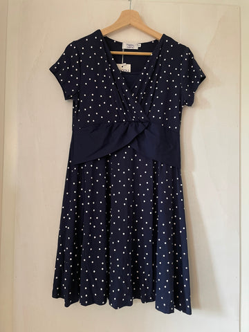 happy mama (236) - dunkelblaues Kleid, Gr. L