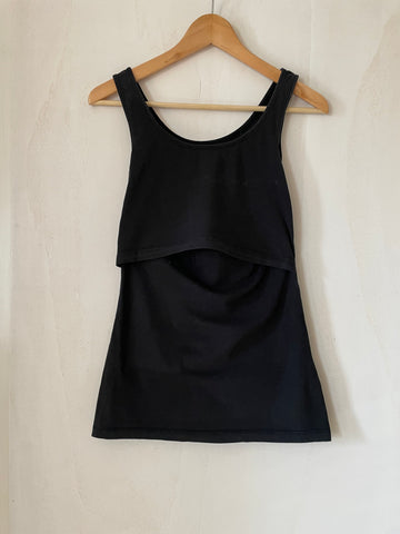 Anna Field mama (238) - schwarzes Träger-Shirt, Gr. S