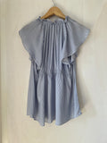 H&M mama (100) - blau/weiss gestreifte Bluse, Gr. S
