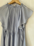 H&M mama (100) - blau/weiss gestreifte Bluse, Gr. S