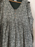 Vertbaudet (100) - grünes Kleid, Gr. 46