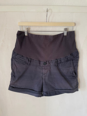 H&M mama (100) - blaue Shorts, Gr. 40