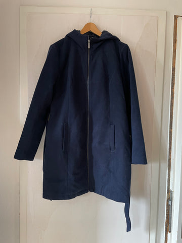 mama licious (100) - blauer Wintermantel, Gr. L