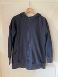 Séraphine (234) - blauer Trage-Hoodie, Gr. L
