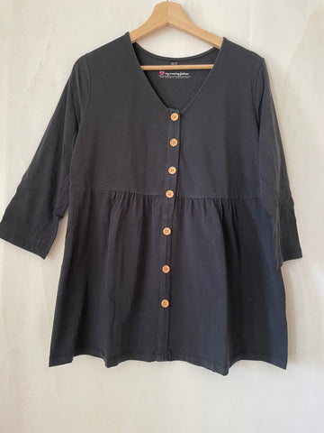 bpc mama (241) - schwarzes Still- und Umstandsoberteil, Gr. 40/42