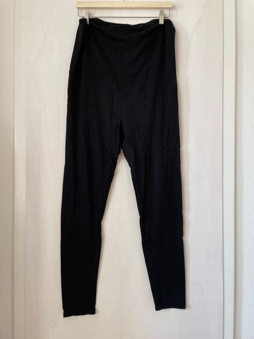 H&M mama (241) - schwarze Leggings, Gr. XL