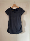 H&M mama (243) - blaues Shirt, Gr. S