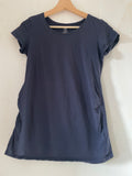 H&M mama (243) - blaues Shirt, Gr. S