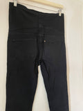 H&M mama (244) - schwarze Hose, Gr. 38