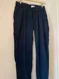 mama licious (244) - blaue  Leinen-Hose, Gr. M