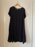 H&M mama (244) - dunkelblaues Kleid, Gr. M