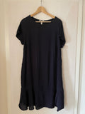 H&M mama (244) - dunkelblaues Kleid, Gr. M