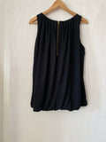YKK (245) - schwarze Bluse, Gr. M
