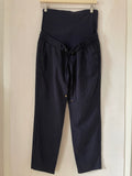 H&M mama (228) - blaue Nadelstreifen-Hose, Gr. 38