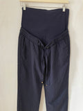 H&M mama (228) - blaue Nadelstreifen-Hose, Gr. 38