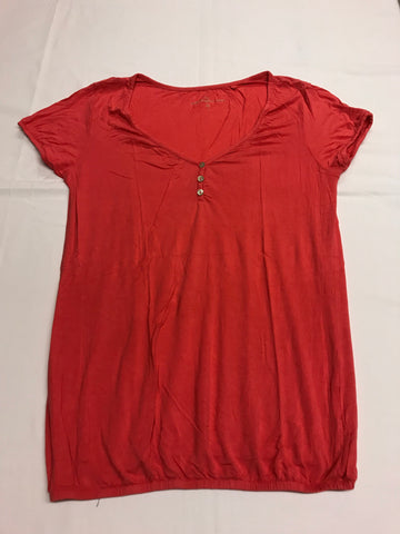 C&A mama (100) - korallenrotes Shirt, Gr. S