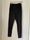 H&M mama (254) - schwarze Leggings, Gr. L