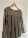 H&M mama (254) - grünes Oberteil, Gr. M