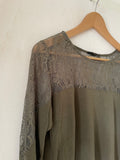 H&M mama (254) - grünes Oberteil, Gr. M