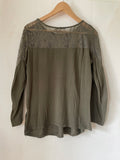 H&M mama (254) - grünes Oberteil, Gr. M