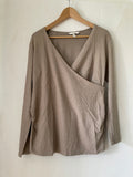 H&M mama (254) - beiger Pullover, Gr. L