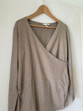 H&M mama (254) - beiger Pullover, Gr. L