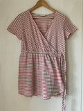 C&A mama (254) - rot/weiss gestreiftes Shirt, Gr. M