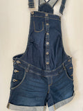 C&A (257) - blaue Latz-Shorts, Gr. 38