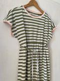 ESPRIT (257) - grün-weiss gestreiftes Kleid, Gr. M
