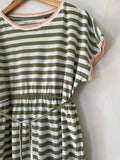 ESPRIT (257) - grün-weiss gestreiftes Kleid, Gr. M